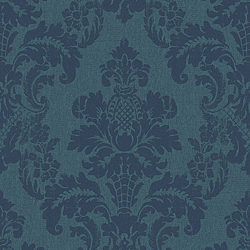 Galerie Wallcoverings Product Code 200253 - Venise Wallpaper Collection - Green Blue Colours - Damask Design