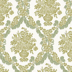 Galerie Wallcoverings Product Code: 23625 - Italian Classics 4 Wallpaper Collection Galerie Wallcoverings Product Code 23625 - Italian Classics 4 Wallpaper Collection - Green Gold Colours - Floral Damask Design