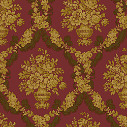 Galerie Wallcoverings Product Code 23628 - Italian Classics 4 Wallpaper Collection - Red Gold Colours - Floral Damask Design