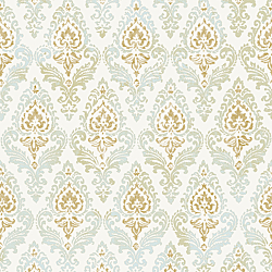 Galerie Wallcoverings Product Code 23635 - Italian Classics 4 Wallpaper Collection - Green Colours - Damasco Design