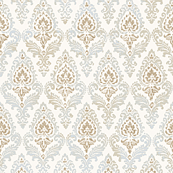 Galerie Wallcoverings Product Code 23636 - Italian Classics 4 Wallpaper Collection - Beige Blue Cream Colours - Damasco Design