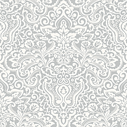 Galerie Wallcoverings Product Code 23651 - Italian Classics 4 Wallpaper Collection - Grey Colours - Paisley Damask Design