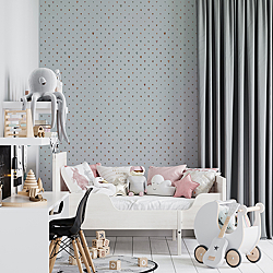 Galerie Wallcoverings Product Code 26815R - Great Kids Wallpaper Collection -  Coloured Hearts Design