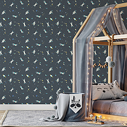 Galerie Wallcoverings Product Code 26833R - Great Kids Wallpaper Collection -  Super Space Design