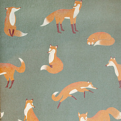 Galerie Wallcoverings Product Code: 26841 - Great Kids Wallpaper Collection Galerie Wallcoverings Product Code 26841 - Great Kids Wallpaper Collection - Friendly Foxes Design