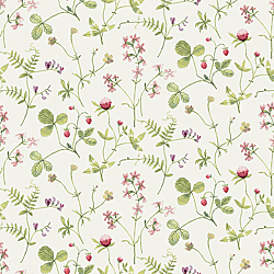 Galerie Wallcoverings Product Code 27010 - Morgongava Wallpaper Collection - Green Red Purple Colours - Julia Design