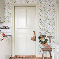 Galerie Wallcoverings Product Code: 27010R - Morgongava Wallpaper Collection Galerie Wallcoverings Product Code 27010R - Morgongava Wallpaper Collection - Green Red Purple Colours - Julia Design