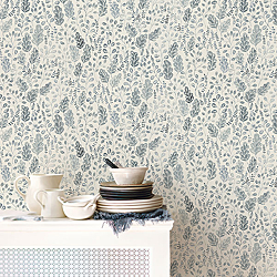 Galerie Wallcoverings Product Code 27013R - Morgongava Wallpaper Collection - Blue Colours - Vera Design