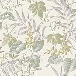 Galerie Wallcoverings Product Code 28855 - Italian Style Wallpaper Collection - Green Colours - FIORE THEMA Design