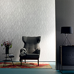 Galerie Wallcoverings Product Code 30403R - Essentials Wallpaper Collection - Silver Grey Colours - Zebra Print Design