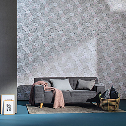 Galerie Wallcoverings Product Code: 30435R - Essentials Wallpaper Collection Galerie Wallcoverings Product Code 30435R - Essentials Wallpaper Collection - Blue Pink Colours - Monstera Botanical Print Design