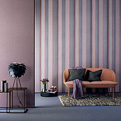 Galerie Wallcoverings Product Code 30444R - Essentials Wallpaper Collection - Pink Purple Grey Colours - Embossed Ombre Stripe Design