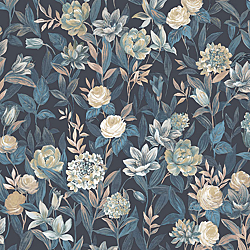 Galerie Wallcoverings Product Code: 3717 - Tendenza Wallpaper Collection Galerie Wallcoverings Product Code 3717 - Tendenza Wallpaper Collection - Blue Colours - Fiore Floral Design