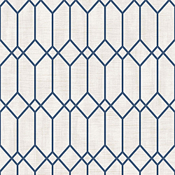 Galerie Wallcoverings Product Code: 3736 - Tendenza Wallpaper Collection Galerie Wallcoverings Product Code 3736 - Tendenza Wallpaper Collection - Blue Colours - Hexagon Trellis Design