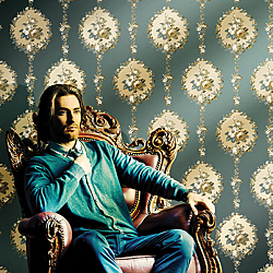 Galerie Wallcoverings Product Code: 3903R - Italian Damasks 3 Wallpaper Collection Galerie Wallcoverings Product Code 3903R - Italian Damasks 3 Wallpaper Collection - Blue Cream Colours - Traditional Floral Design