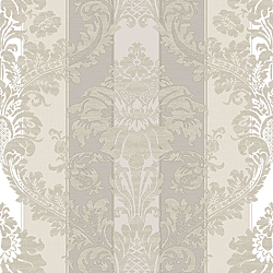 Galerie Wallcoverings Product Code 3910 - Italian Damasks 3 Wallpaper Collection - Silver Grey Colours - Damask Stripe Design