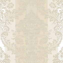 Galerie Wallcoverings Product Code 3911 - Italian Damasks 3 Wallpaper Collection - Light Gold Cream Beige Colours - Damask Stripe Design