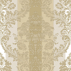 Galerie Wallcoverings Product Code 3912 - Italian Damasks 3 Wallpaper Collection - Gold Colours - Damask Stripe Design