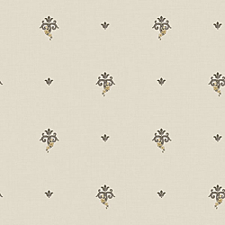 Galerie Wallcoverings Product Code 3929 - Italian Damasks 3 Wallpaper Collection - Beige Colours - Fleur de Lis Design