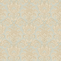 Galerie Wallcoverings Product Code: 3935 - Italian Damasks 3 Wallpaper Collection Galerie Wallcoverings Product Code 3935 - Italian Damasks 3 Wallpaper Collection - Blue Gold Colours - Damask Design