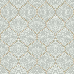 Galerie Wallcoverings Product Code: 3955 - Italian Damasks 3 Wallpaper Collection Galerie Wallcoverings Product Code 3955 - Italian Damasks 3 Wallpaper Collection - Blue Gold Colours - Floral Trellis Design