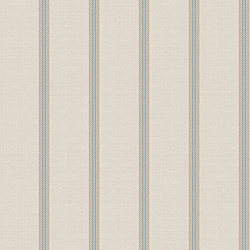 Galerie Wallcoverings Product Code 3966 - Italian Damasks 3 Wallpaper Collection - Blue Gold Cream Colours - Classic Stripe Design