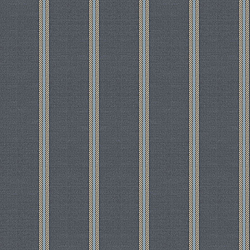 Galerie Wallcoverings Product Code 3967 - Italian Damasks 3 Wallpaper Collection - Blue Beige Gold Colours - Classic Stripe Design