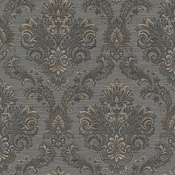 Galerie Wallcoverings Product Code 4619 - Italian Glamour Wallpaper Collection - Black Colours - Italian Damask Design