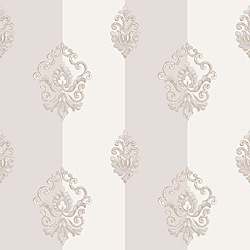 Galerie Wallcoverings Product Code 4621 - Italian Glamour Wallpaper Collection - Neutral Colours - Damask Stripe Design