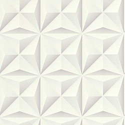 Galerie Wallcoverings Product Code 51176600 - Metropolitan Wallpaper Collection - White Colours - 3D Geometric Design