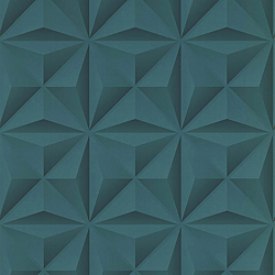 Galerie Wallcoverings Product Code 51176604 - Metropolitan Wallpaper Collection - Teal Colours - 3D Geometric Design