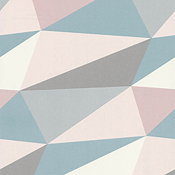 Galerie Wallcoverings Product Code 51183603 - Skandinavia 2 Wallpaper Collection - Pink Blue Grey White Colours - Pink Blue Triangle Geometric Design