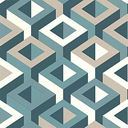 Galerie Wallcoverings Product Code: 51186904 - Metropolitan Wallpaper Collection Galerie Wallcoverings Product Code 51186904 - Metropolitan Wallpaper Collection - Teal Colours - Retro Print Design
