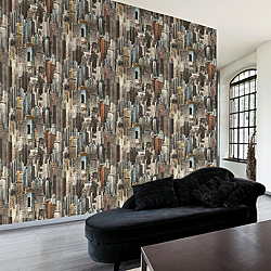 Galerie Wallcoverings Product Code: 51192407R - Metropolitan Wallpaper Collection Galerie Wallcoverings Product Code 51192407R - Metropolitan Wallpaper Collection - Orange Colours - City Scape Design