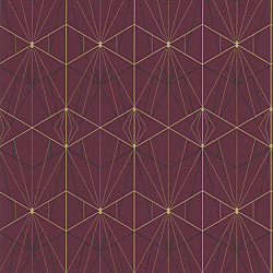 Galerie Wallcoverings Product Code: 51192510 - Metropolitan Wallpaper Collection Galerie Wallcoverings Product Code 51192510 - Metropolitan Wallpaper Collection - Berry Colours - Deco Geometric Design