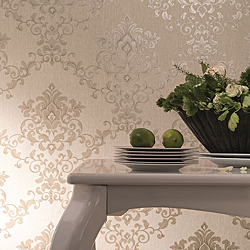 Galerie Wallcoverings Product Code 58224R - Classique Wallpaper Collection - Gold Beige Taupe Colours - Ornate Damask Design