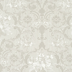 Galerie Wallcoverings Product Code 58268 - Classique Wallpaper Collection - Off White Colours - Rose Damask Design