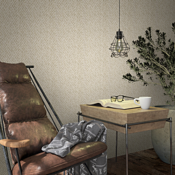 Galerie Wallcoverings Product Code: 59305_2 - The New Textures Wallpaper Collection Galerie Wallcoverings Product Code 59305_2 - The New Textures Wallpaper Collection - Cream Beige Taupe Colours - Chevron Sisal Weave Design