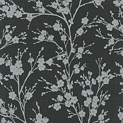 Galerie Wallcoverings Product Code: 6812-40 - Home Wallpaper Collection Galerie Wallcoverings Product Code 6812-40 - Home Wallpaper Collection - Black Silver Colours - Floral Nature Design