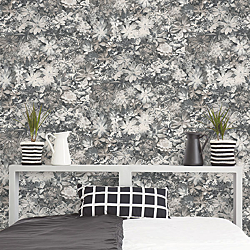 Galerie Wallcoverings Product Code: 7321R - Evergreen Wallpaper Collection Galerie Wallcoverings Product Code 7321R - Evergreen Wallpaper Collection - Grey Colours - Succulents Design