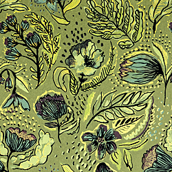 Galerie Wallcoverings Product Code: 81330 - Pepper Wallpaper Collection Galerie Wallcoverings Product Code 81330 - Pepper Wallpaper Collection - Green Pepper Colours - Bring the beauty of the natural world into your home with Galerie's Wild Garden wallpaper. Abstract interpretations of flowers and foliage encompasses some of our best printing techniques of opulent black flock. Nylon fibres are sprinkled on the surface of the matte luxury wallpaper creating a soft velvet texture; its feather-like leaves are enhanced by the co-ordinating flock overlay. Perfect if you're after a decadent and highly unique addition to your interior scheme. All wallpapers from this collection come from sustainable production and are a 100% free of any PVC, solvents and softeners. Design