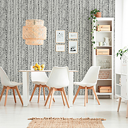 Galerie Wallcoverings Product Code BW51006R - Blooming Wild Wallpaper Collection - Grey White Colours - Birch Tree Motif Design