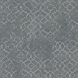 Galerie Wallcoverings Product Code DWP0246-02 - Emporium Wallpaper Collection - Grey Silver Colours - Aged Quatrefoil Design