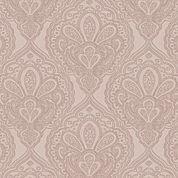 Galerie Wallcoverings Product Code: DWP0247-04 - Emporium Wallpaper Collection Galerie Wallcoverings Product Code DWP0247-04 - Emporium Wallpaper Collection - Pink Rose Gold Colours - Mehndi Damask Design