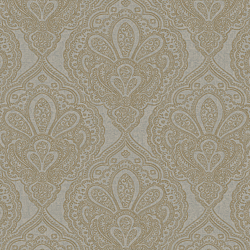 Galerie Wallcoverings Product Code: DWP0247-06 - Emporium Wallpaper Collection Galerie Wallcoverings Product Code DWP0247-06 - Emporium Wallpaper Collection - Grey Gold Colours - Mehndi Damask Design