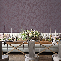 Galerie Wallcoverings Product Code: DWP0250-01R - Emporium Wallpaper Collection Galerie Wallcoverings Product Code DWP0250-01R - Emporium Wallpaper Collection - Purple Colours - Acanthus trail Design