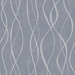 Galerie Wallcoverings Product Code G67720 - Special Fx Wallpaper Collection - Blue Silver Grey Colours - Glitter Ribbons Design