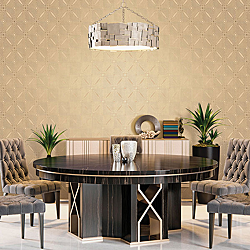 Galerie Wallcoverings Product Code: G67730R - Special Fx Wallpaper Collection Galerie Wallcoverings Product Code G67730R - Special Fx Wallpaper Collection - Yellow Gold Colours - Metallic Spiral Design