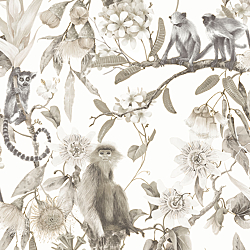 Galerie Wallcoverings Product Code G67959 - Organic Textures Wallpaper Collection - Beige Grey Colours - Lemur Design