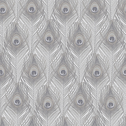 Galerie Wallcoverings Product Code: G67977 - Organic Textures Wallpaper Collection Galerie Wallcoverings Product Code G67977 - Organic Textures Wallpaper Collection - Grey Colours - Peacock Feather Design